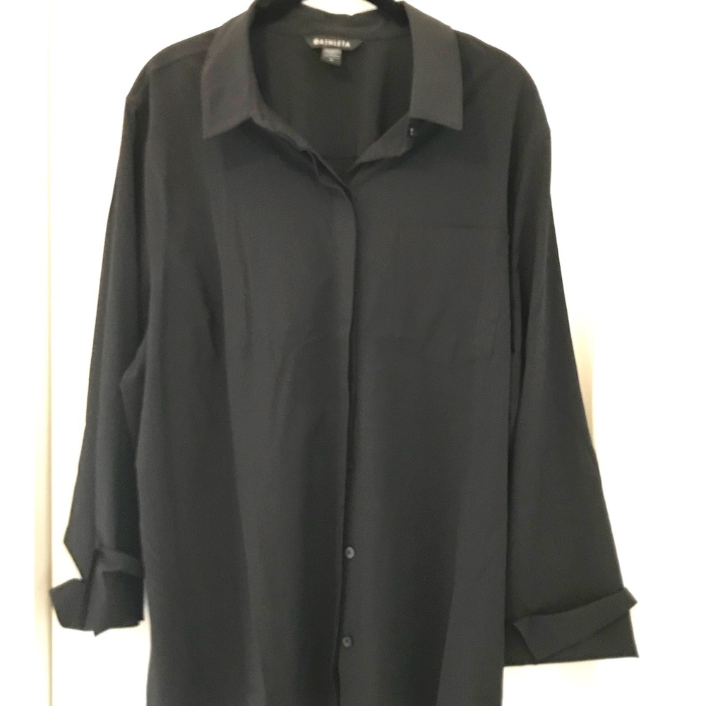 Athleta Everlasting Top, Black, Size 1X